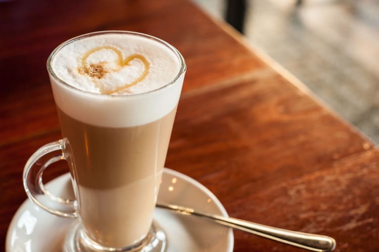 A vanilla latte is one of the healthiest Starbucks drinks.