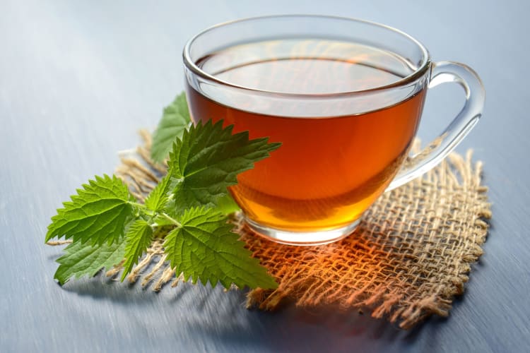 A mint tea is a healthy option.