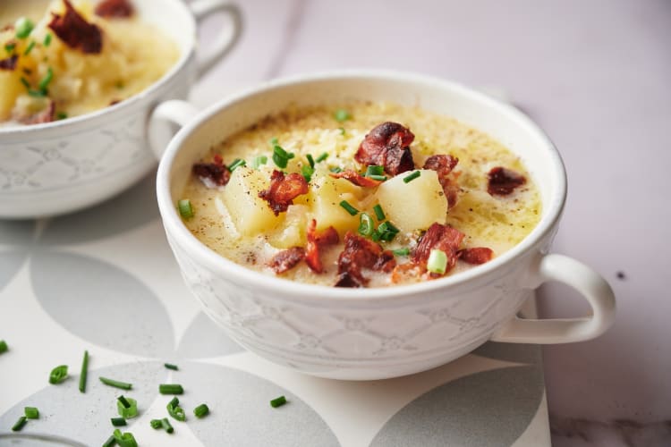 Healthy Instant Pot recipe for potato soup