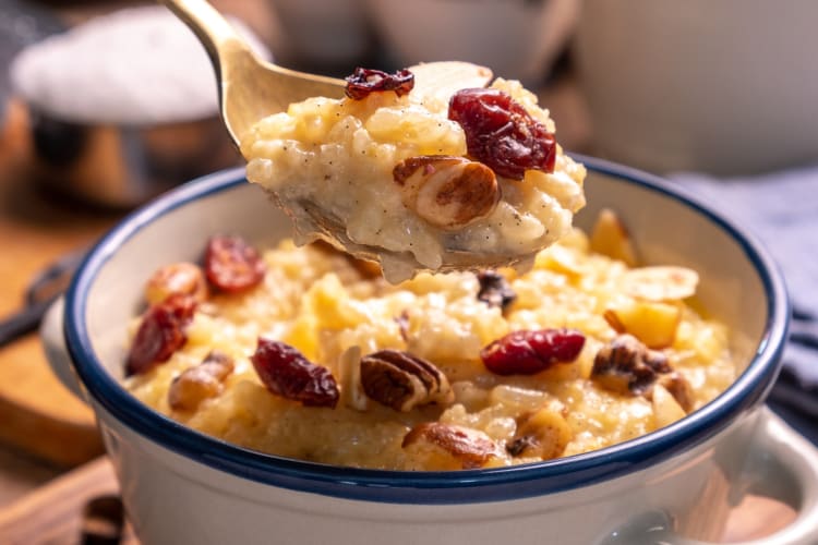 Healthy Instant Pot recipe of rice pudding