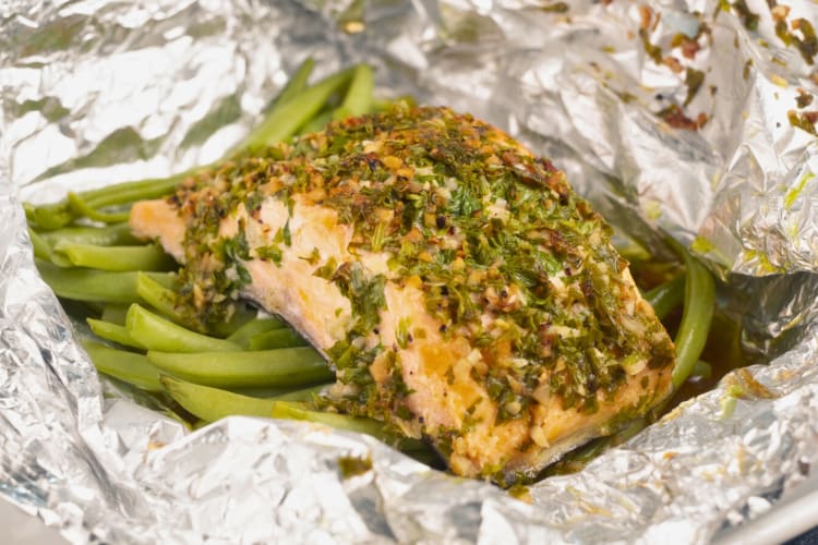 Instant Pot salmon 