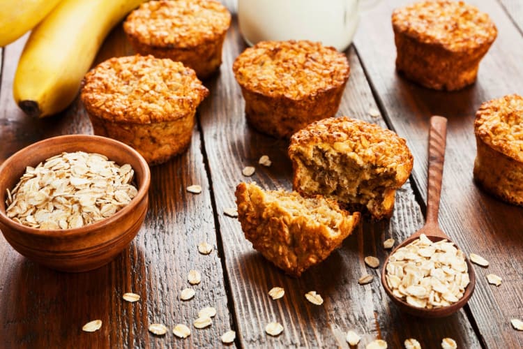 Banana oatmeal muffins are fantastic healthy snack ideas packed with health benefits.