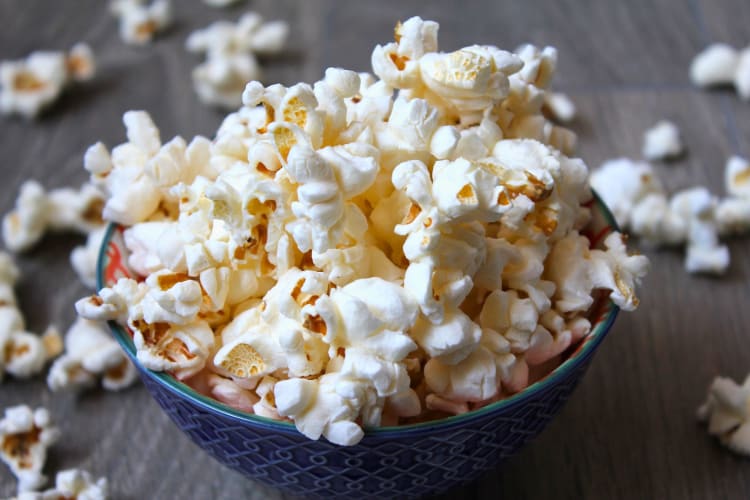 Popcorn isn't just your average movie theater treat, when air-popped, they’re healthy snacks packed with fiber, antioxidants and whole grains.