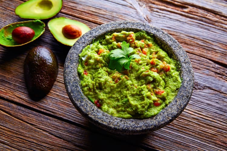 Guacamole dips are arguably the best healthy snacks out there! 