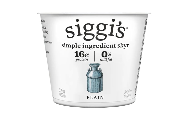 Skyr is a popular high protein yogurt.