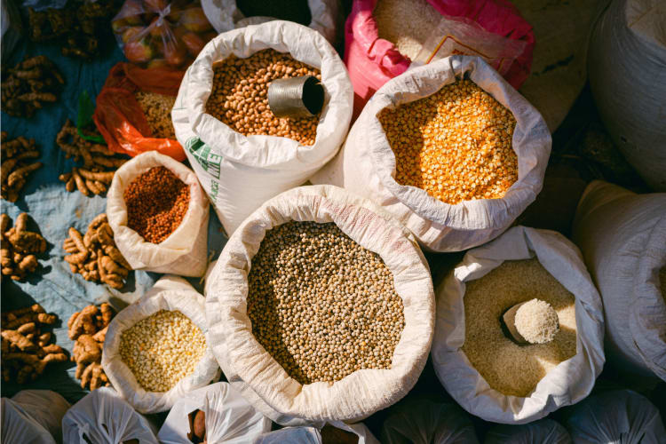 image of oats and whole grains