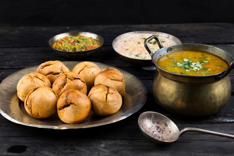 Indian Cuisine Dal Baati