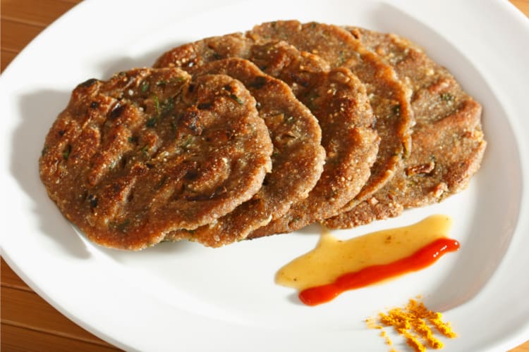 Thalipeeth is an Indian bread that looks like a pancake