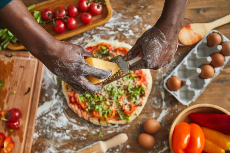 Is pizza bad for you? Make it healthier by loading with healthy ingredients.