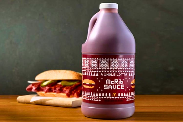 McRib and Jug of Sauce