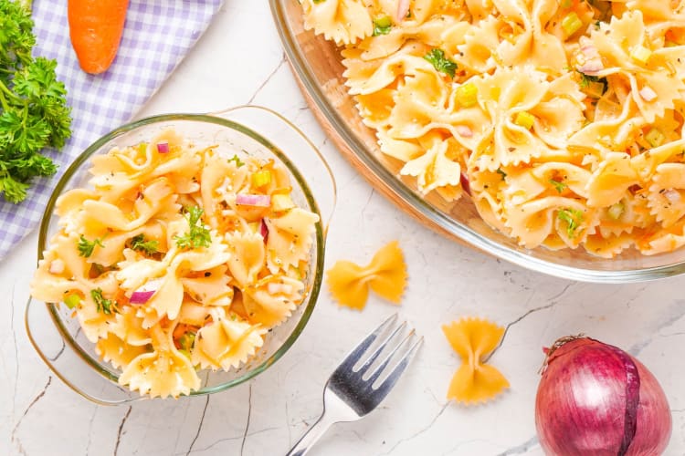 Bow tie pasta salad