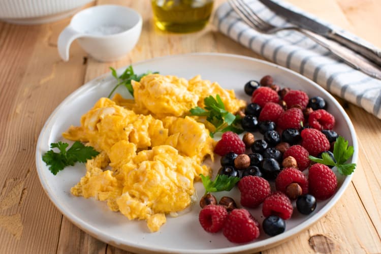 A plate of keto snacks.