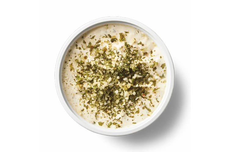 Garlic & Herbs Soft Spreadable Cheese.