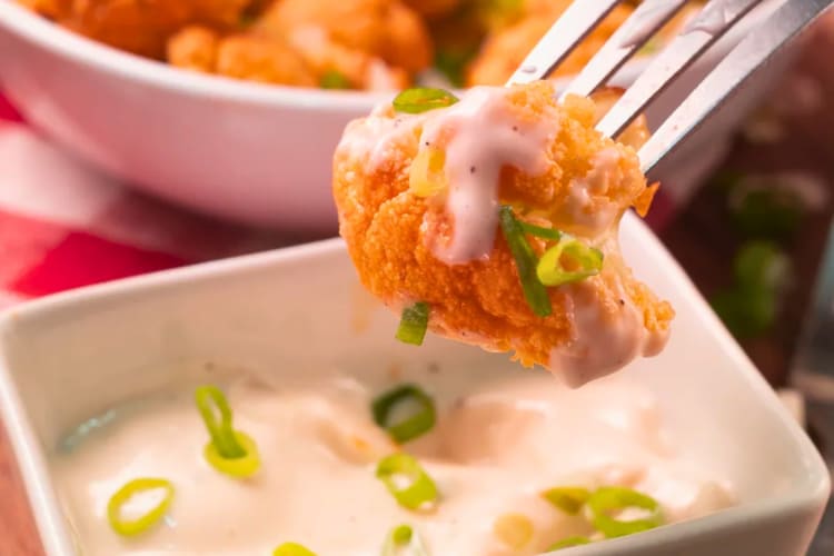 Air-fryer cauliflower.