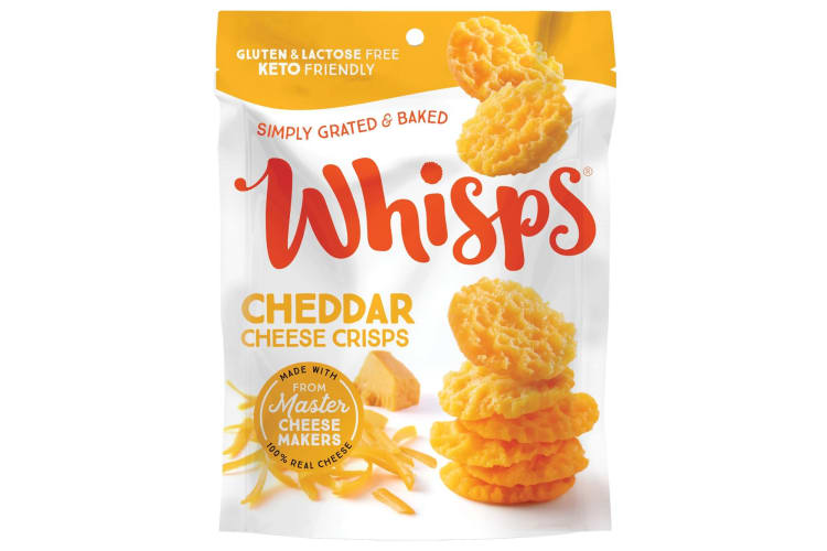 A 100% real cheese baked keto snack.