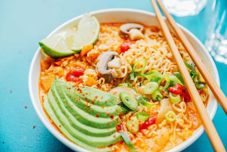 kimchi ramen is a quick and easy way to elevate instant ramen