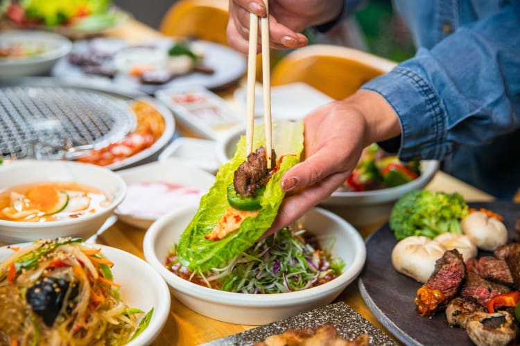 Korean BBQ Ssam.