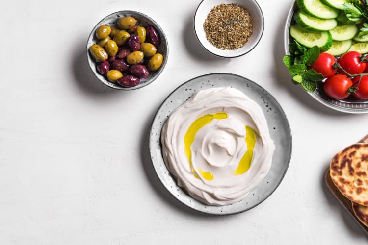 Goat cheese alternative labneh