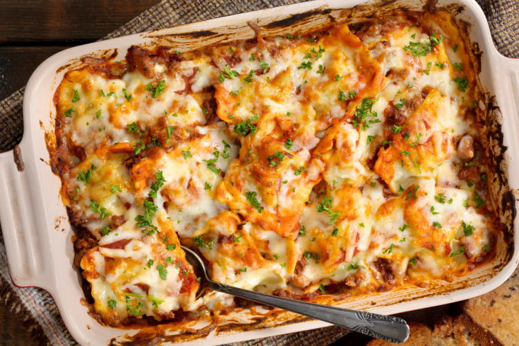 lasagna with Mozzarella 