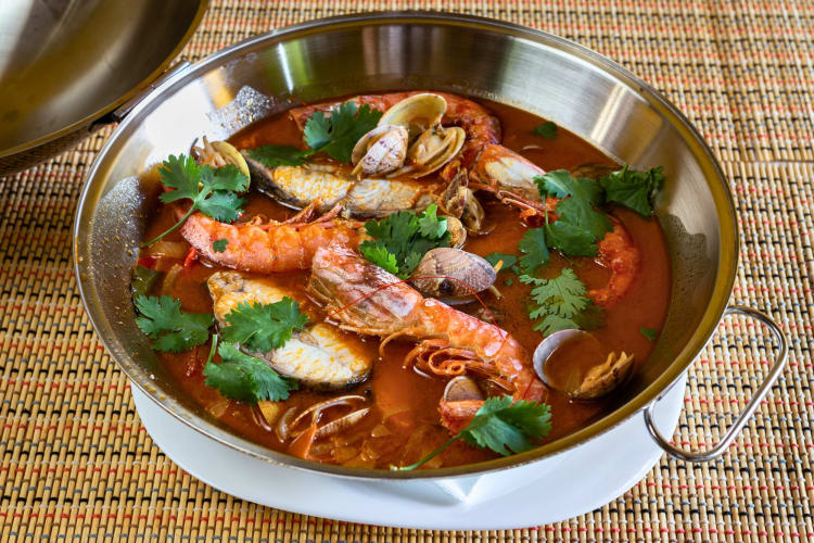 Portuguese fish stew