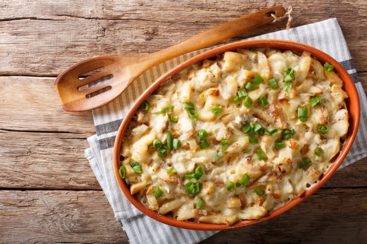 Creamy codfish casserole