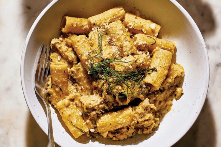 Pistachio pasta from Benny’s in Baltimore