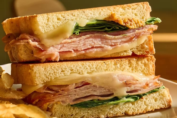 Black Forest ham panini