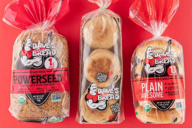 Dave's killer bread 21 powerseed thin-sliced range of products.