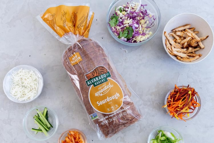 A low-carb bread that is sourdough.