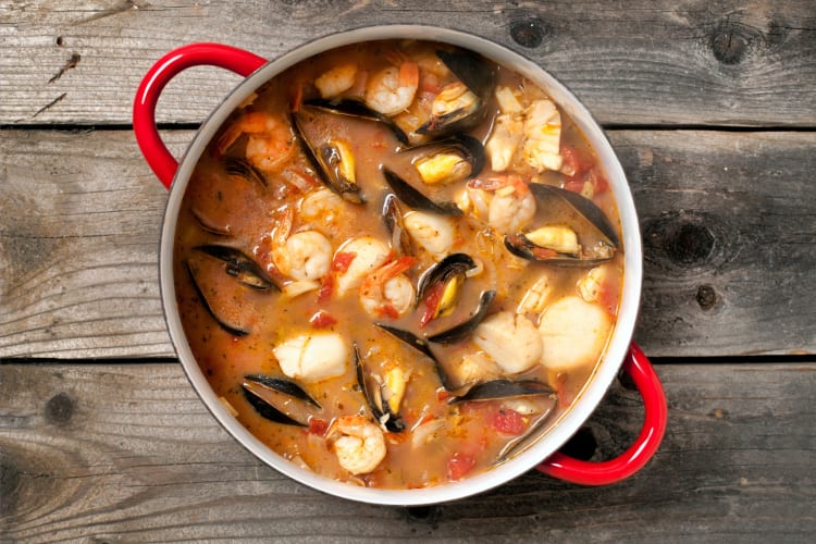 Cioppino is a great low-carb soup