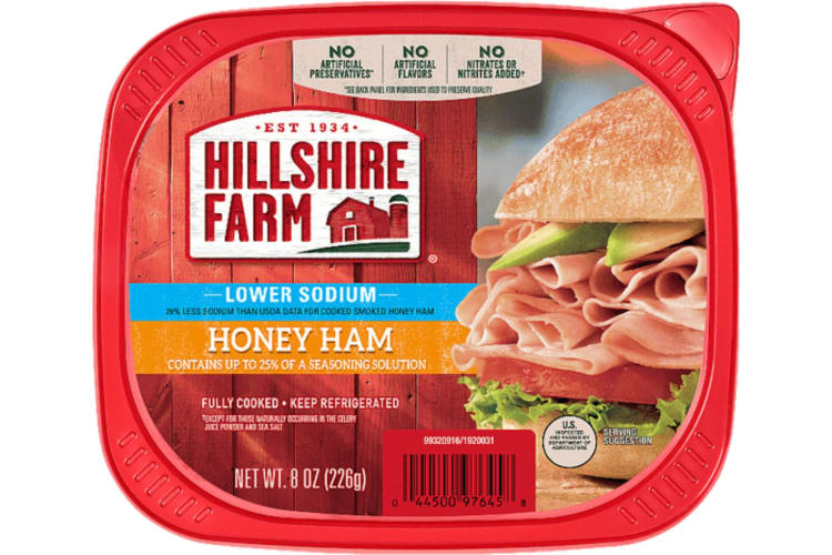 Honey uncured ham low-sodium lunch meat.