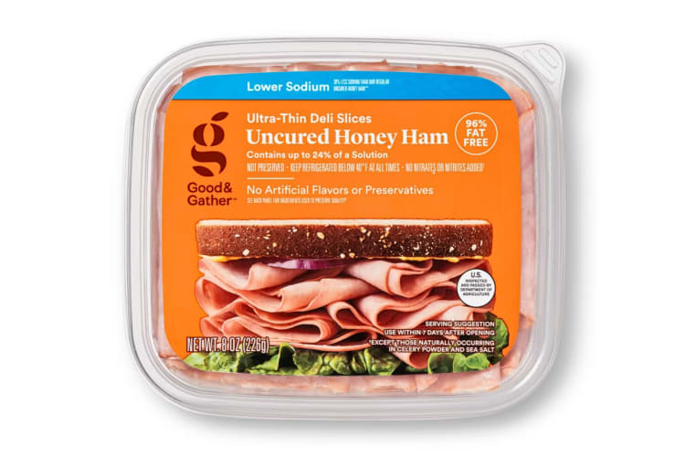 Good & Gather Lower Sodium Uncured Honey Ham Ultra-Thin Deli Slices