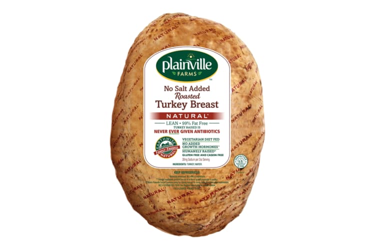 Plainville Farms turkey breast is a tasty low-sodium lunch meat