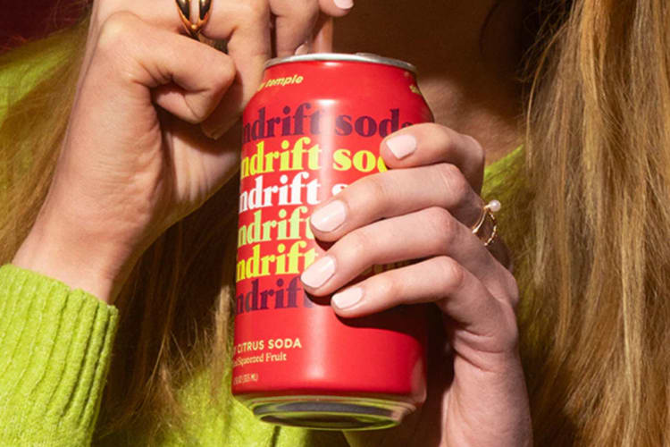 A person drinking the lowest sugar sodas. 