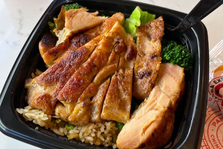 Teriyaki grilled chicken breast