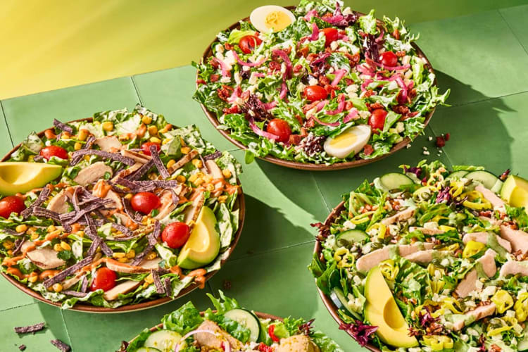 Panera Bread has many macro-friendly fast food salads.