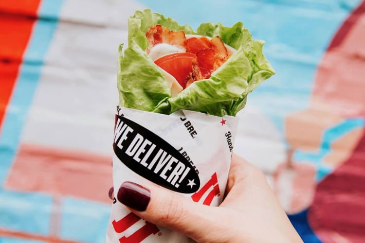 Jimmy John’s has a lot of macro-friendly fast foods such as the unwich.
