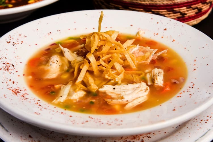 Chicken soup from Zocalito Latin Bistro in Denver