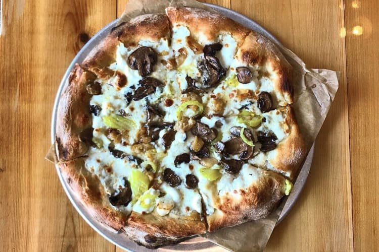 A pizza from Foozo Artisan Pizza