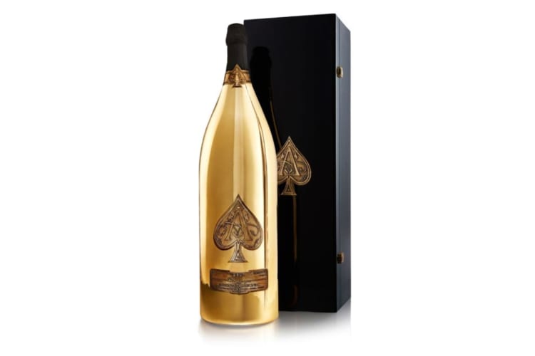 Armand de Brignac Brut Gold Midas 30-Liters is one of the most expensive champagnes