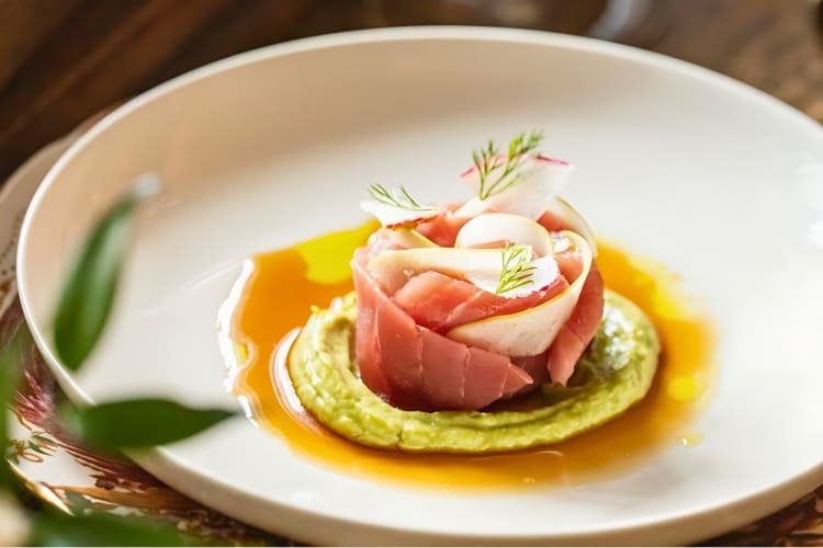 Enjoy a tuna crudo at one of the most expensive restaurants in the US