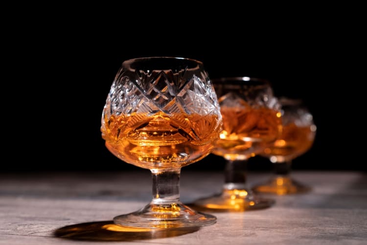 A glass of one of the most expensive whiskeys in the world
