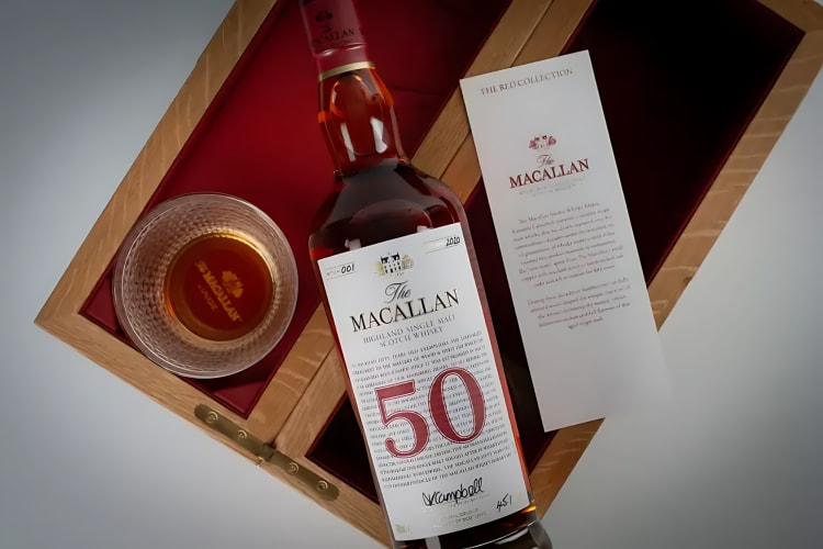 The Macallan Red Collection is one of the most expensive whiskey collections
