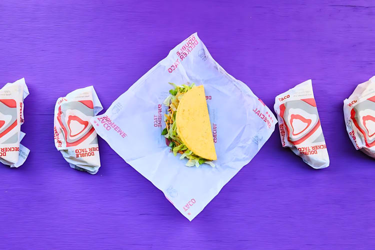 The Crunchy Taco is one of the most popular Taco Bell items