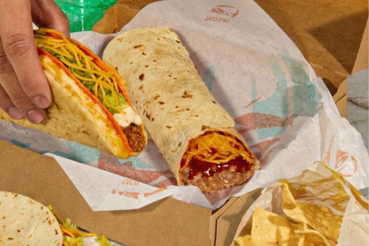 The Bean Burrito is one of the most popular Taco Bell items