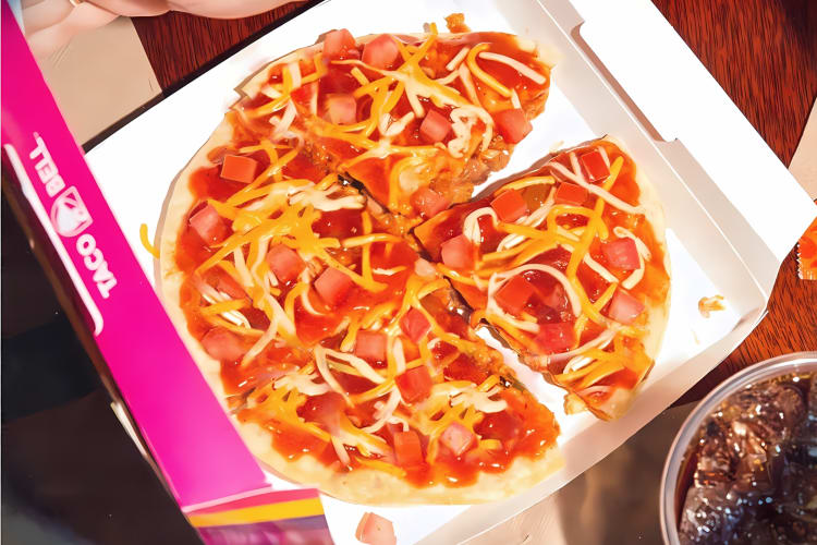 Mexican pizza from Taco Bell's menu