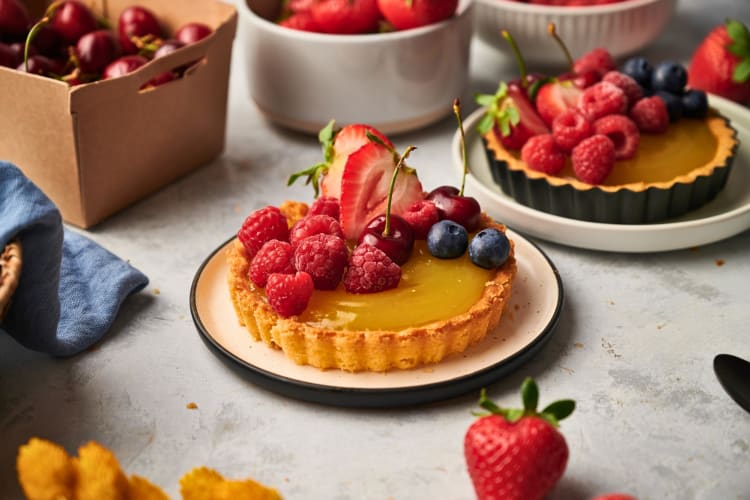 Lemon curd tard is a sweet Mother's day brunch idea