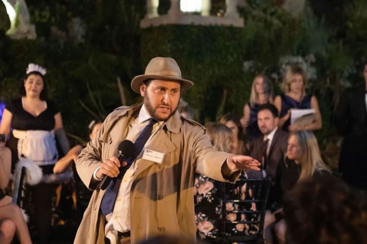 a murder mystery night is a unique boston team building activity