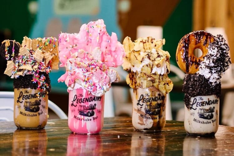 Milkshakes are a signature dessert in Nashvile restaurants