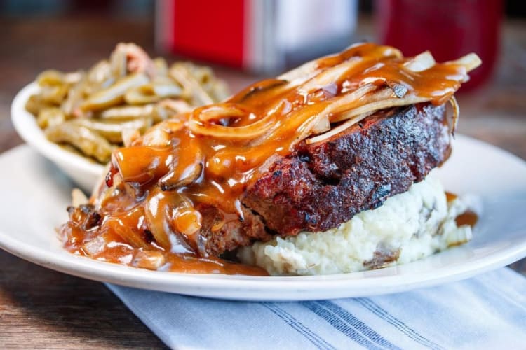 Smoked meatloaf from a a classic Nashville restaurant